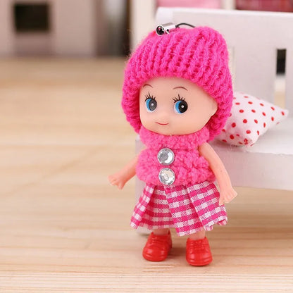 5pcs/Set NEW Kids Toys Soft Interactive Baby Dolls Toy Mini Doll for Girls and Boys