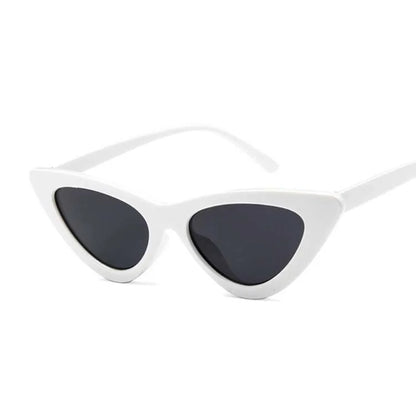Cat Eye Woman Sunglasses Fashion Luxury Brand Designer Lady Female Mirror Points Sun Glasses for Woman Oculos De Sol Black