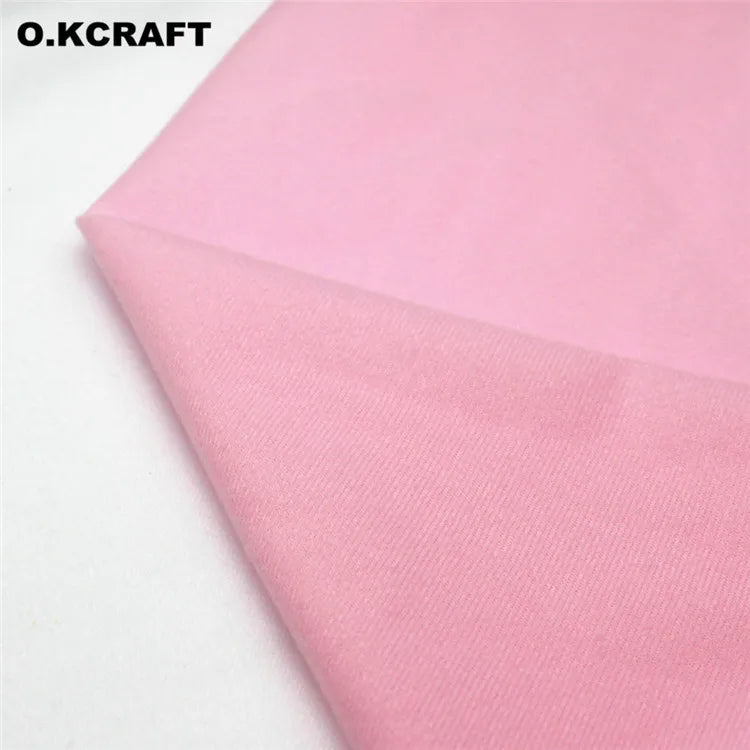 40x50cm 30Colors Cheapest Polyester Loop Fleece Fabric Tricot Velvet Brushed Fabrics for Patchwork  Sew Doll Stuffed Toys Cloth