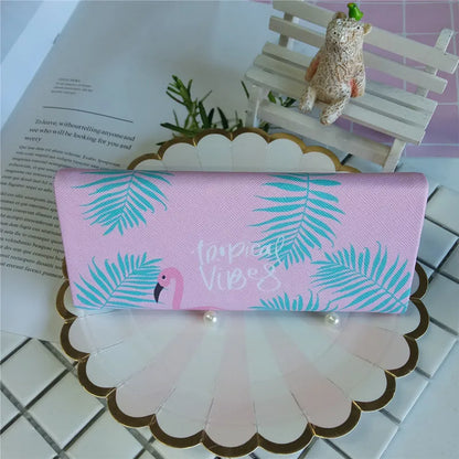 Mimiyou Top-Grade PU Spectacle Cases for Eyeglasses Fashion Folding Sunglasses Box Bag Portable Triangle Eyewear Protector