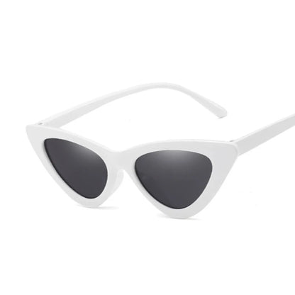 Sexy Cat Eye Sunglasses Woman Brand Designer Mirror Black Triangle Sun Glasses Female Lens Shades for Ladies Eyewear UV400
