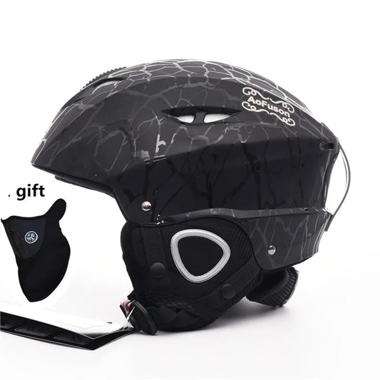 2024 Brand Ski Helmet Integrally-Molded Professional Adult Snowboard Helmet Men Women Skating/Skateboard Winter Sports Helmets