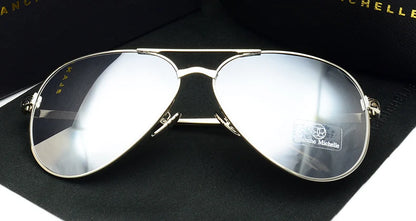 High Quality Pilot Sunglasses Women Polarized UV400 Sunglass Mirror Vintage Sun Glasses 2024 Sunglasses Woman Okulary With Box