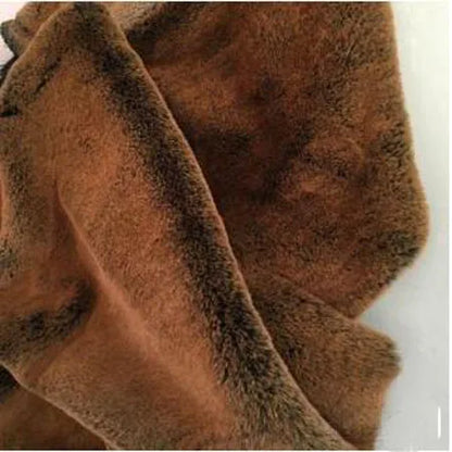 Top Quality,Warm Faux Fur Fabric,2-3cm Hairy,Imitation Mild Rabbit Fur Fabric,DIY,Fur Collar of Winter Coat,165cmx50cm 1pcs