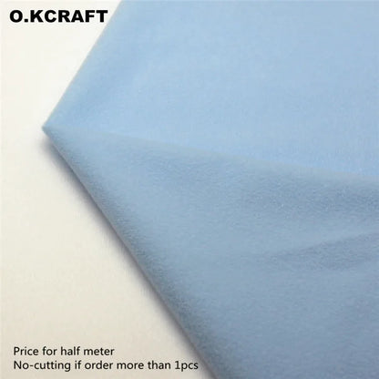40x50cm 30Colors Cheapest Polyester Loop Fleece Fabric Tricot Velvet Brushed Fabrics for Patchwork  Sew Doll Stuffed Toys Cloth