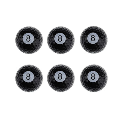 CRESTGOLF 6pcs Per Pack Novelty Sports Practice Golf Balls Ballen Two Layer Golf Pelotas Assorted Golf Ball Driving Range Ball