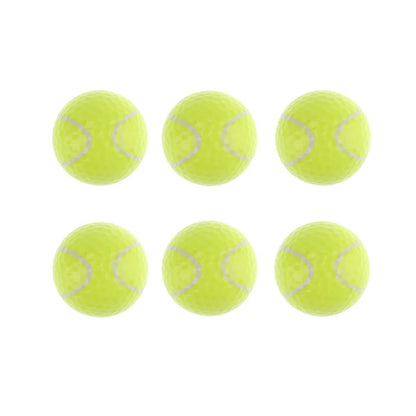 CRESTGOLF 6pcs Per Pack Novelty Sports Practice Golf Balls Ballen Two Layer Golf Pelotas Assorted Golf Ball Driving Range Ball