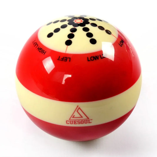 CUESOUL Durable Pro Cup Resin 2 1/4 6oz Snooker Practice Training Billiard Criss Cross Pool Cue Ball 1PCS