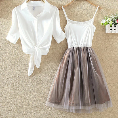 Women’s Cotton Blouse Shirt – White, Short Sleeve, Loose Fit, Casual Summer Top