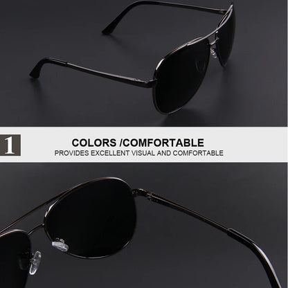 MERRYS Men Polarized Sunglasses Night Vision Driving Sunglasses 100% UV400 Sunglasses