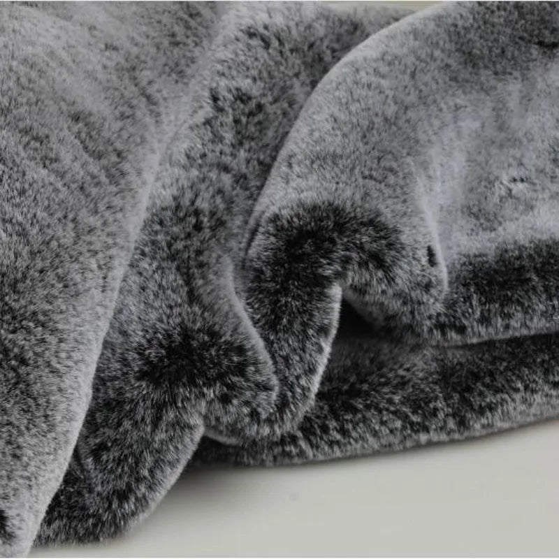 Top Quality,Warm Faux Fur Fabric,2-3cm Hairy,Imitation Mild Rabbit Fur Fabric,DIY,Fur Collar of Winter Coat,165cmx50cm 1pcs