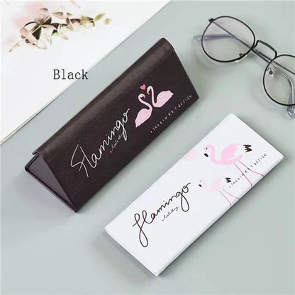 Mimiyou Top-Grade PU Spectacle Cases for Eyeglasses Fashion Folding Sunglasses Box Bag Portable Triangle Eyewear Protector