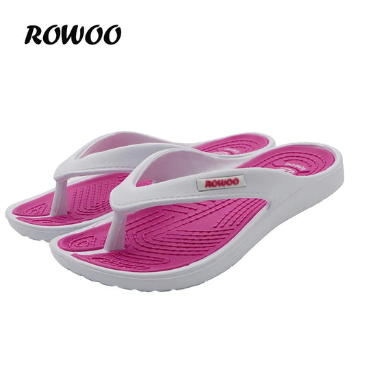 Casual Beach Women Slipper Sandals Brand 2024 New Design Summer Home Flat Flip-Flops Shoes Female Big Size Dropshipping