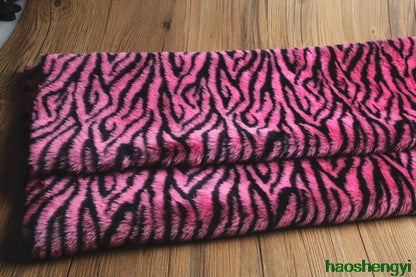 Half Meter Price 2cm Leopard Plush Faux Fur Fabric, Imitation Fur Clothing Fabric