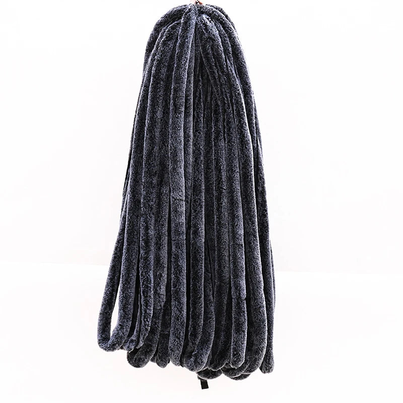 10m/Set Faux Rabbit Fur Ribbon for Trim Clothes Accessory Artificial Fur Strips Coat Hood Hat DIY Fluffy Garment Materialsse