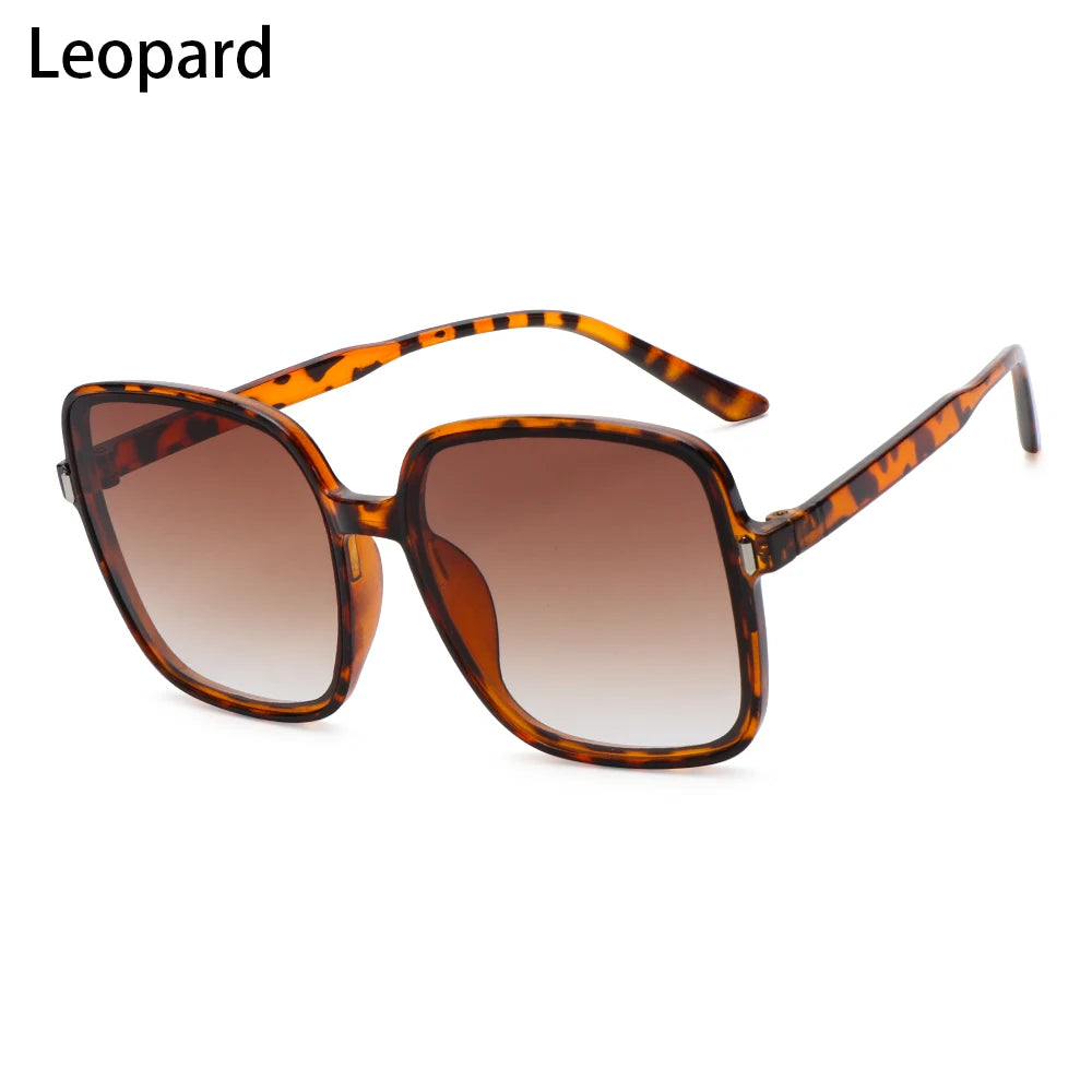 2022 Black Square Oversized Sunglasses Square Glasses Personalized Cat Eyes Colorful Sunglasses Trend Versatile Sunglasses UV400