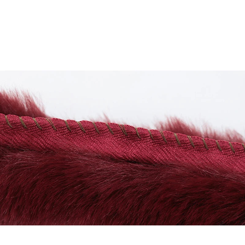 10m/Set Faux Rabbit Fur Ribbon for Trim Clothes Accessory Artificial Fur Strips Coat Hood Hat DIY Fluffy Garment Materialsse