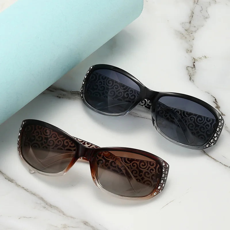 DANKEYISI Women Polarized Sunglasses Female Rhinestone Sunglasses Driving Travel Outdoor Eyewear UV400 Sun Glasses Lady