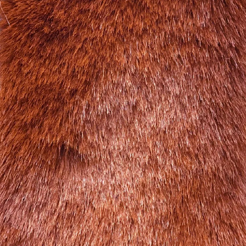15mm Long Faux Fur 160cm Width Soft Fur Fabric High and Low Faux Mink Clothing Fabrics