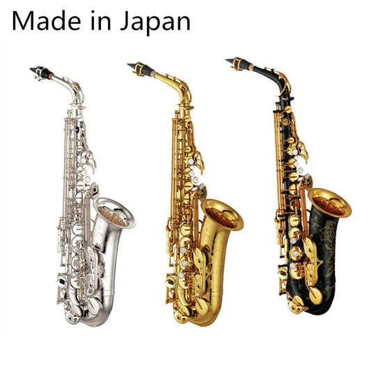 Made in Japan 875EX Professional Alto Drop E Saxophone Gold Alto Saxophone With Band Mouth Piece Reed Aglet More Package Mail
