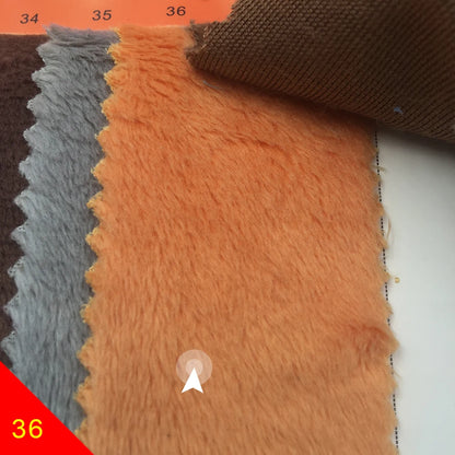 150x50cm Large Size 5mm Hand-Made Doll Head Hair Plush Fabric 103 Colors Optional Soft Plush Fabric