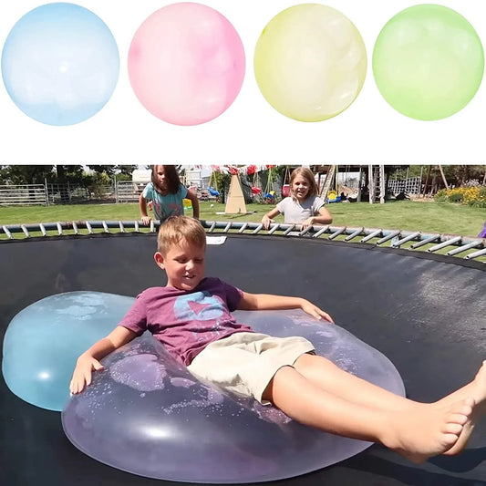 Summer Children's Gift Birthday Party Children's Outdoor Soft Air Water Filled Bubble Ball Inflatable Toys Fun Party Games 698