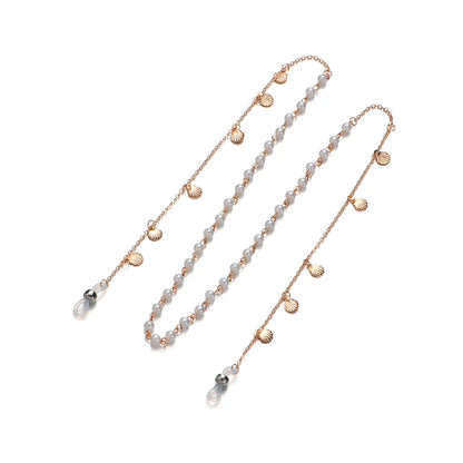 1PCs Women Fashion Pearls Sunglasses Chains Gold Eyeglasses Chains Sunglasses Holder Necklace Eyewear Retainer Accessories