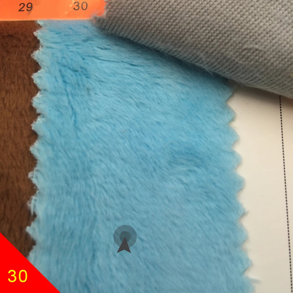 150x50cm Large Size 5mm Hand-Made Doll Head Hair Plush Fabric 103 Colors Optional Soft Plush Fabric