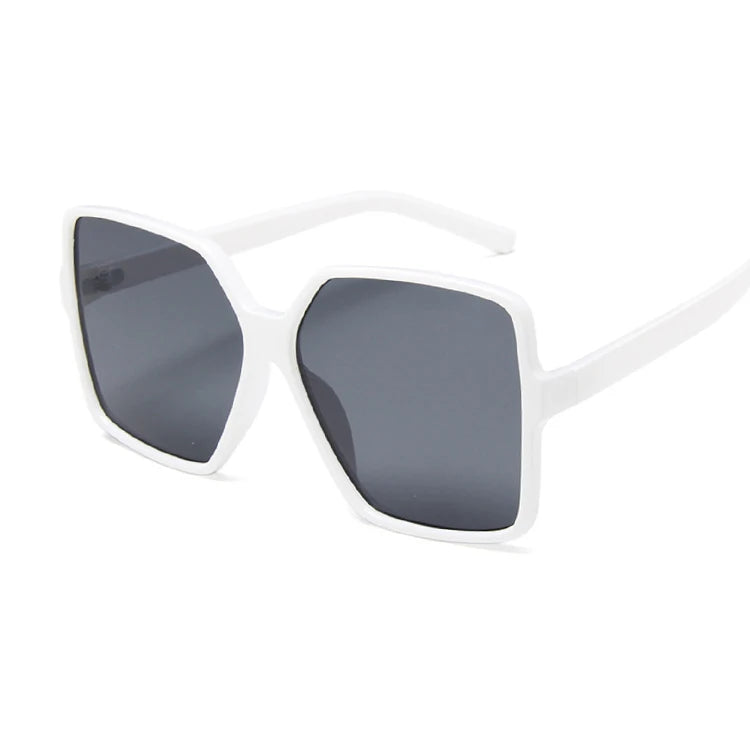 Black Square Oversized Sunglasses Woman Big Frame Colorful Sun Glasses Female Mirror Oculos Unisex Gradient Hip Hop Shades