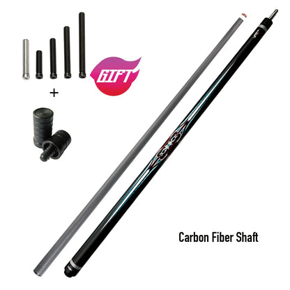 ZOKUE KONLLEN Carom Cues 12mm Tip Technology 3 Cushion Game Cues Carbon Fiber Maple Shaft Professional Libre Billiard Cue Sticks