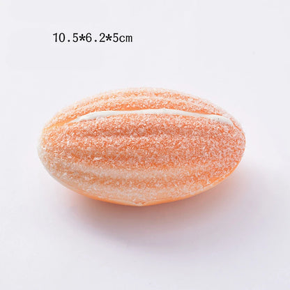 2021 Squishy Bread Toast Food Creative Simulation Donuts Slow Rising Squeeze Stress Relief Toys Spoof Tease People Desktop Toy