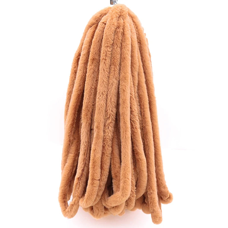 10m/Set Faux Rabbit Fur Ribbon for Trim Clothes Accessory Artificial Fur Strips Coat Hood Hat DIY Fluffy Garment Materialsse