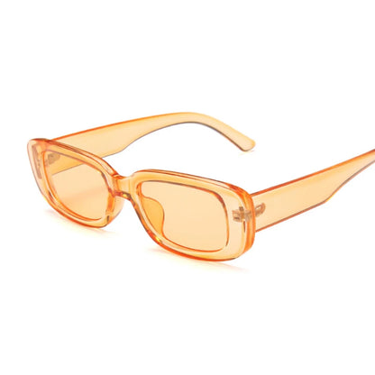 Vintage Square Sunglasses Woman Fashion Brand Designer Sun Glasses Female Retro Black Small Frame Rectangle Oculos De Sol