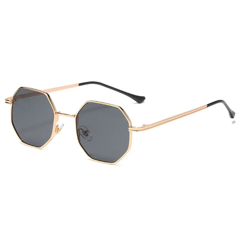 Brand Designer Square Sunglasses Woman Vintage Retro Small Frame Sun Glasses Female Fashion Luxury Polygon Oculos De Sol