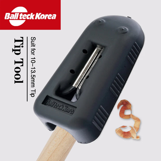 BallTeck Korea Cue Tip Rounding Cutter Cue Tip Tool Easy to Carry Suit for Carom Snooker Pool Cue Tip Shaper Billiard Accessory