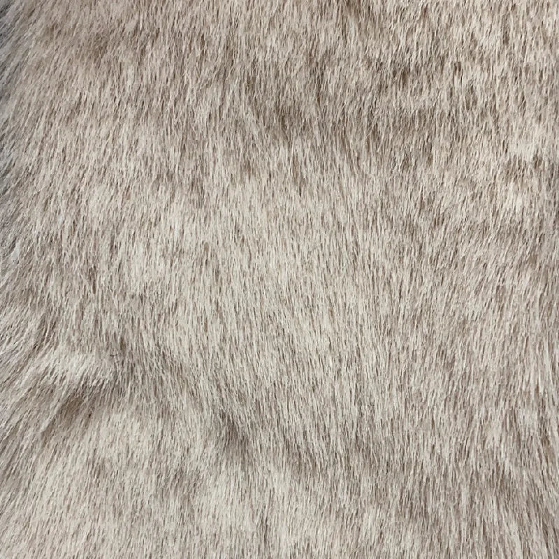 15mm Long Faux Fur 160cm Width Soft Fur Fabric High and Low Faux Mink Clothing Fabrics
