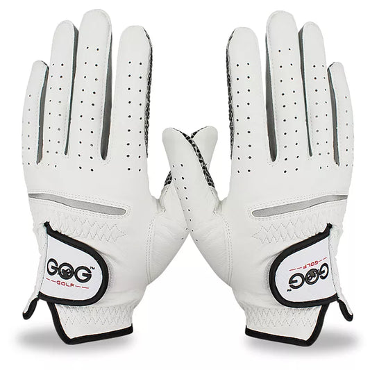 Genuine Leather Golf Gloves Men's Left Right Hand Soft Breathable Pure Sheepskin Golf Gloves Golf Accessories
