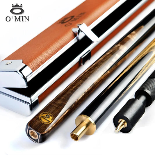 Omin Snooker Cues Cobra  With Case 9.8mm Tips Ash Shaft 3/4 Brass Joint Handmade Professional Billiard Cue Stick Taco De Billar