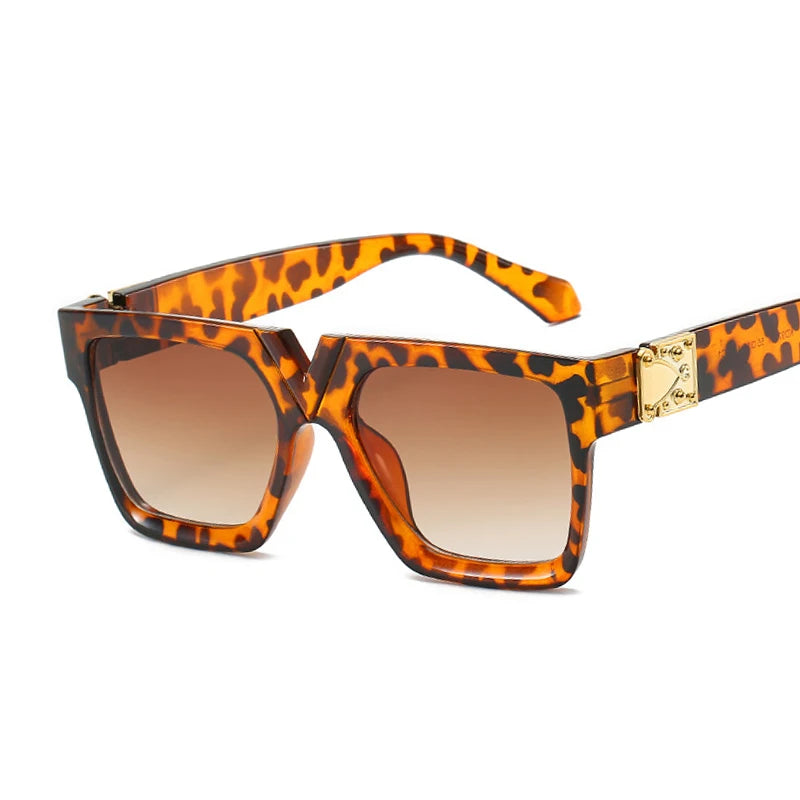 2021 Square Sunglasses Woman Luxury Brand Travel Black Rectangle Sun Glasses Female Fashion Retro Lunette De Soleil Femme