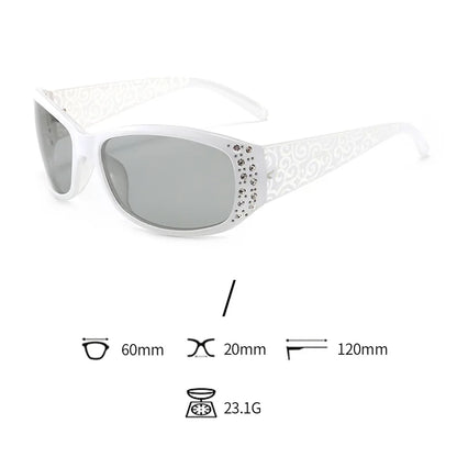 DANKEYISI Women Polarized Sunglasses Female Rhinestone Sunglasses Driving Travel Outdoor Eyewear UV400 Sun Glasses Lady