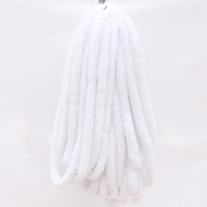 10m/Set Faux Rabbit Fur Ribbon for Trim Clothes Accessory Artificial Fur Strips Coat Hood Hat DIY Fluffy Garment Materialsse
