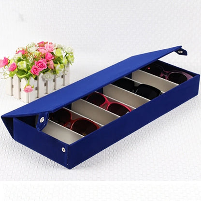 High Quality Glasses Case 8 Slot Grid Glasses Sunglasses Display Rack Holder Glasses Organizer Rectangle Sunglasses Storage Box