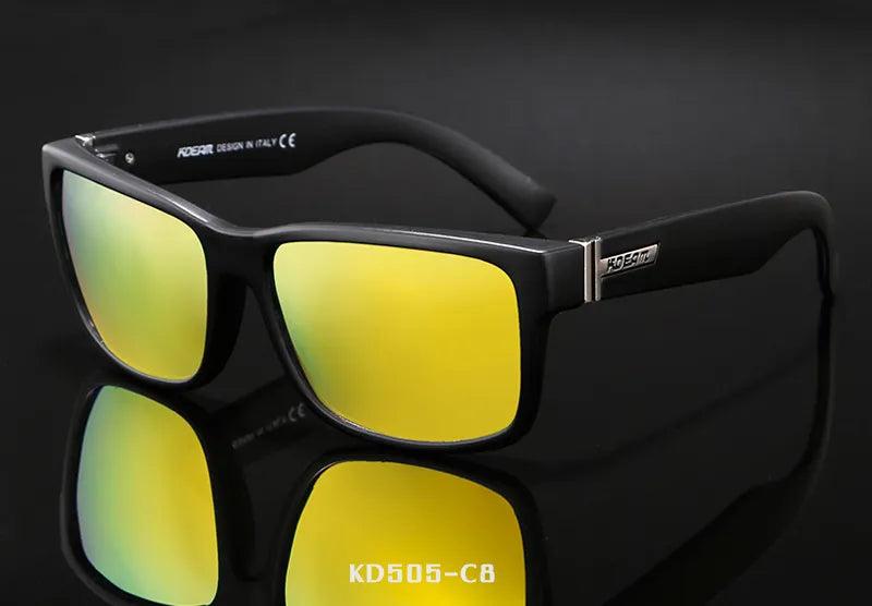 KDEAM Revamp of Sport Men Sunglasses Polarized Shockingly Colors Sun Glasses Outdoor Driving Photochromic Sunglass With Box