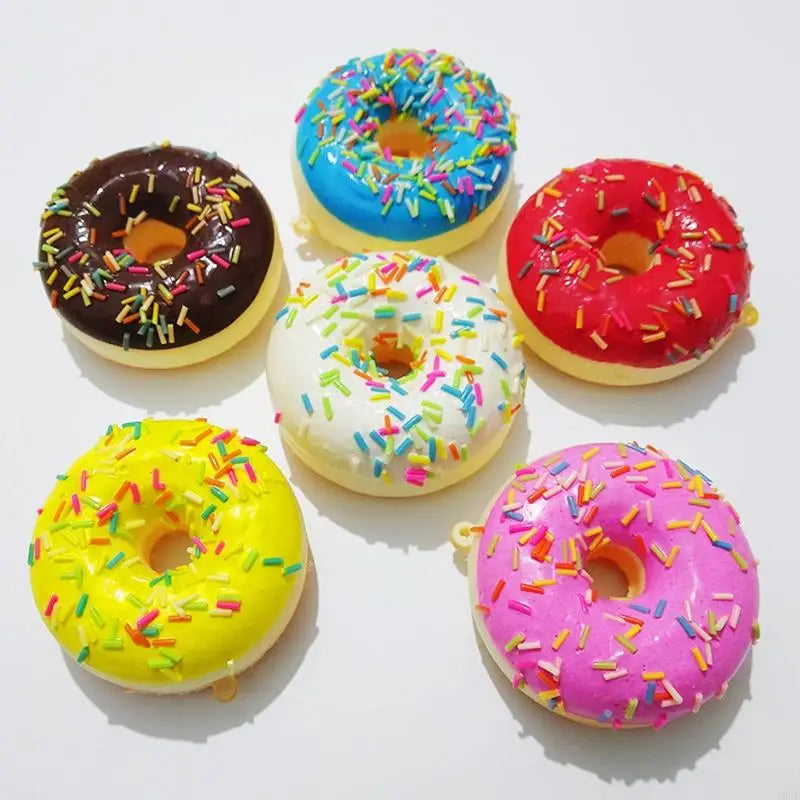 16FE 6.2cm/2.4in Novelty Toy DIY Donut Cone Slow Rising Bread Antistress Novelty