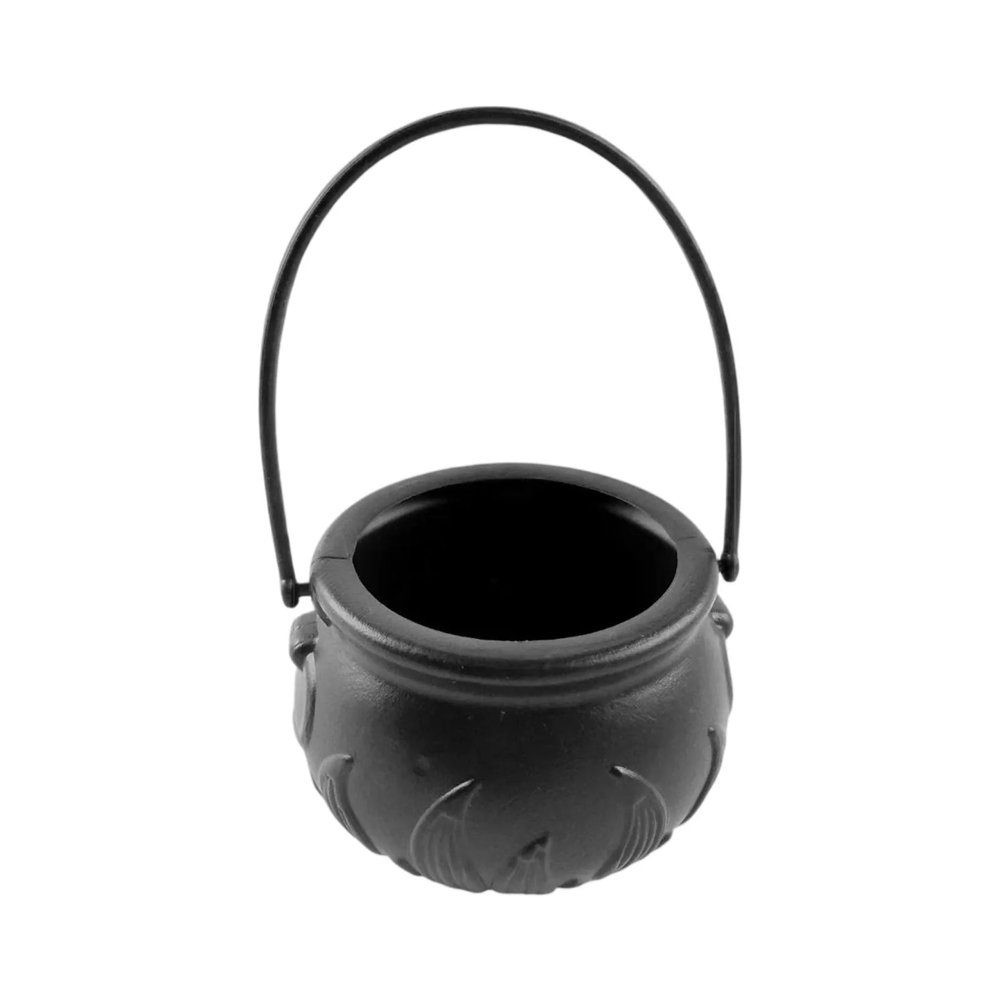 Halloween Party Decoration Witch With Light Pot Mist Plastic Bowl Decoration Candy Bucket Decoration