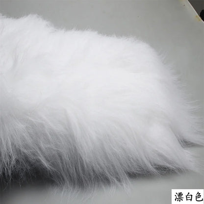 4 Kinds of Purple 12cm Long Pile Fur Faux Fur Fabric Soft Plush Faux Fur Fabric Sewing DIY Toy Home Background Decoration Cloth