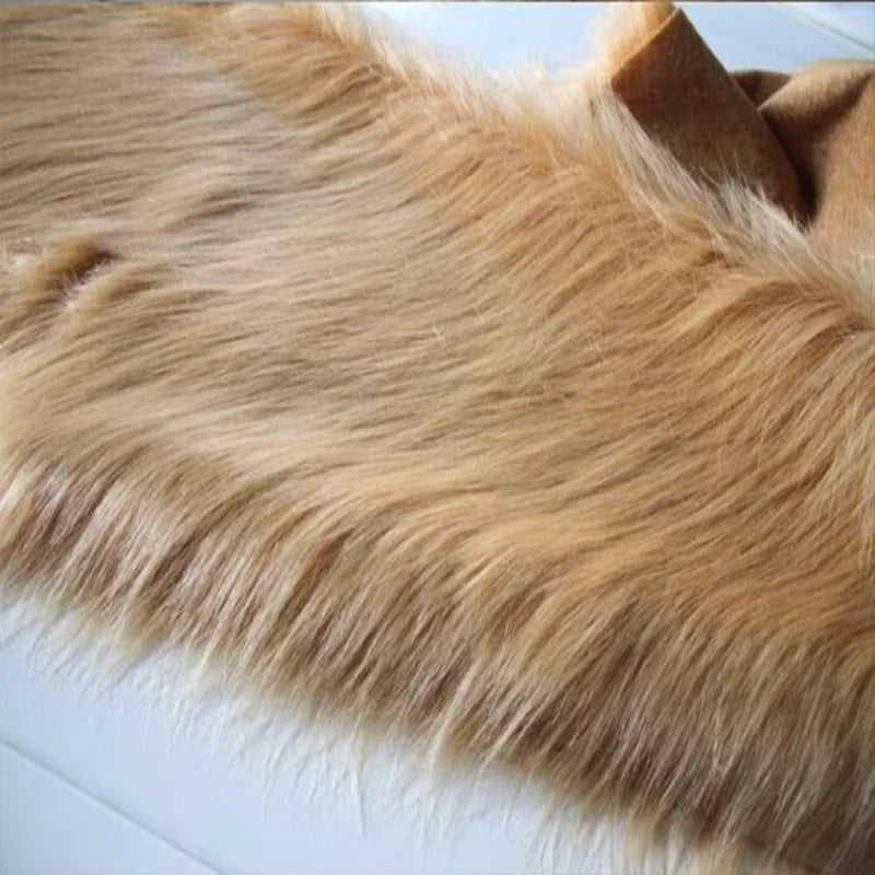 Soft Plush Faux Fur Fabric, Sewing Material, Clothes Accessories, Christmas Decoration, Blanket, 9cm Hair Length, Good
