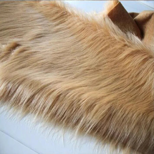 Soft Plush Faux Fur Fabric, Sewing Material, Clothes Accessories, Christmas Decoration, Blanket, 9cm Hair Length, Good