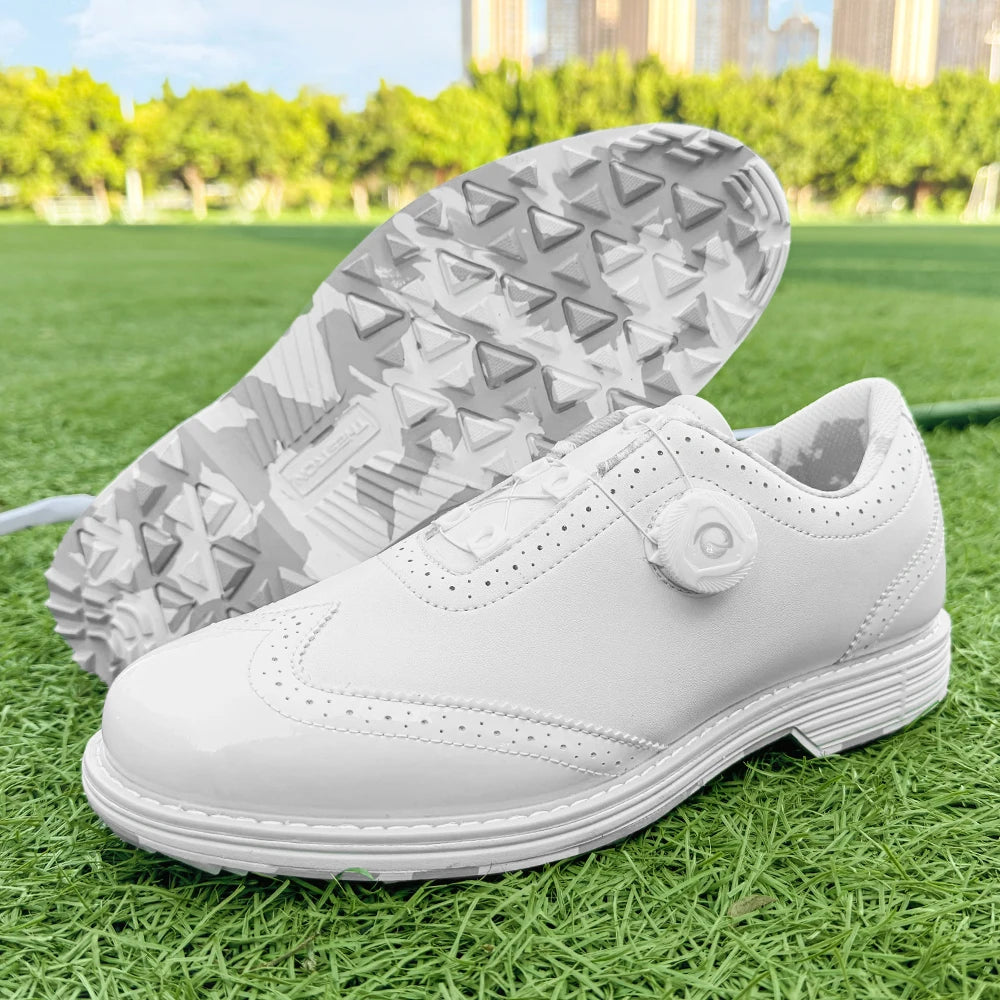 Men Golf Shoes Spikes Golf Sneakers Comfortable Walking Footwears Size 39-49