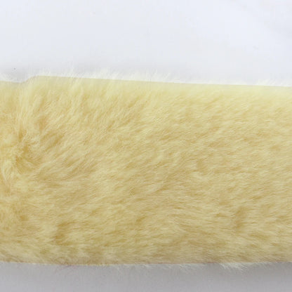 7MM Plush Fabric Fabric Pure Color Solf Atrtificial Rabbit Fur Doll Clothing Pillow DIY Decoration Material